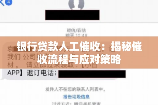 银行贷款人工催收：揭秘催收流程与应对策略