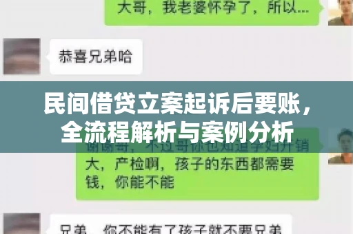 民间借贷立案起诉后要账，全流程解析与案例分析
