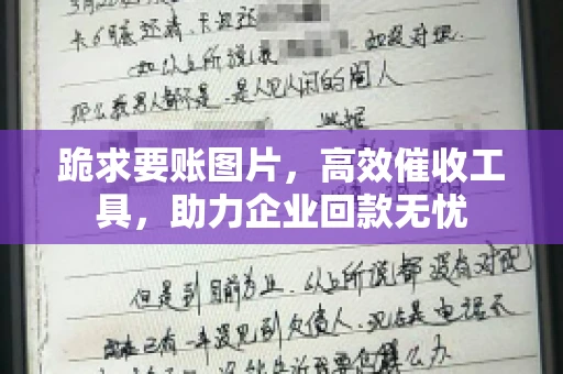 跪求要账图片，高效催收工具，助力企业回款无忧