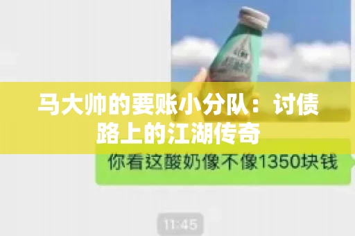马大帅的要账小分队：讨债路上的江湖传奇