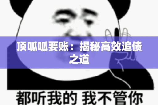 顶呱呱要账：揭秘高效追债之道