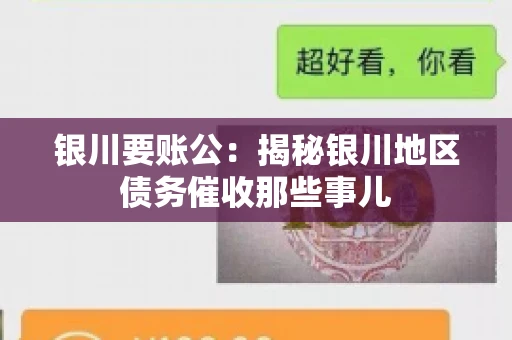 银川要账公：揭秘银川地区债务催收那些事儿