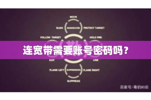 连宽带需要账号密码吗？
