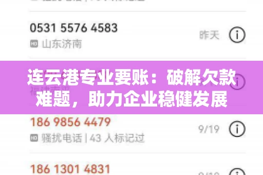 连云港专业要账：破解欠款难题，助力企业稳健发展