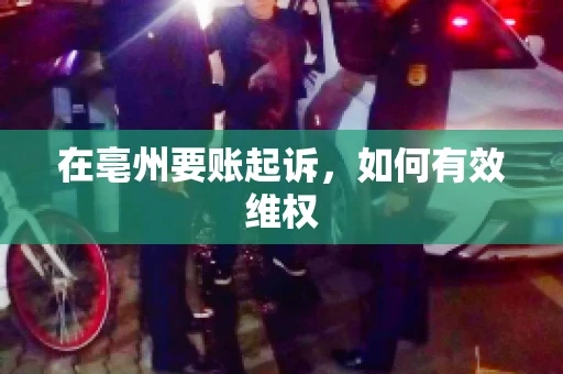 在亳州要账起诉，如何有效维权