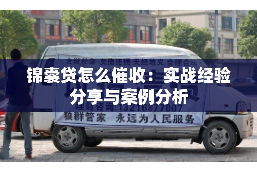 锦囊贷怎么催收：实战经验分享与案例分析